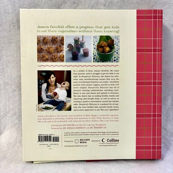 Deceptively Delicious Jessica Seinfeld Cooking for Kids Healthy Eating COOKBOOK - Picture 2 of 12